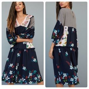 Anthropologie Debra midi dress